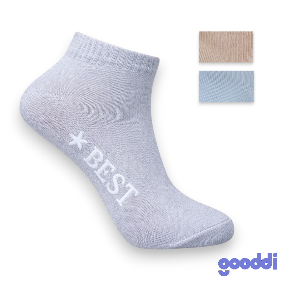 Шкарпетки дитячі Gooddi 12-14 занижені з малюнком фото