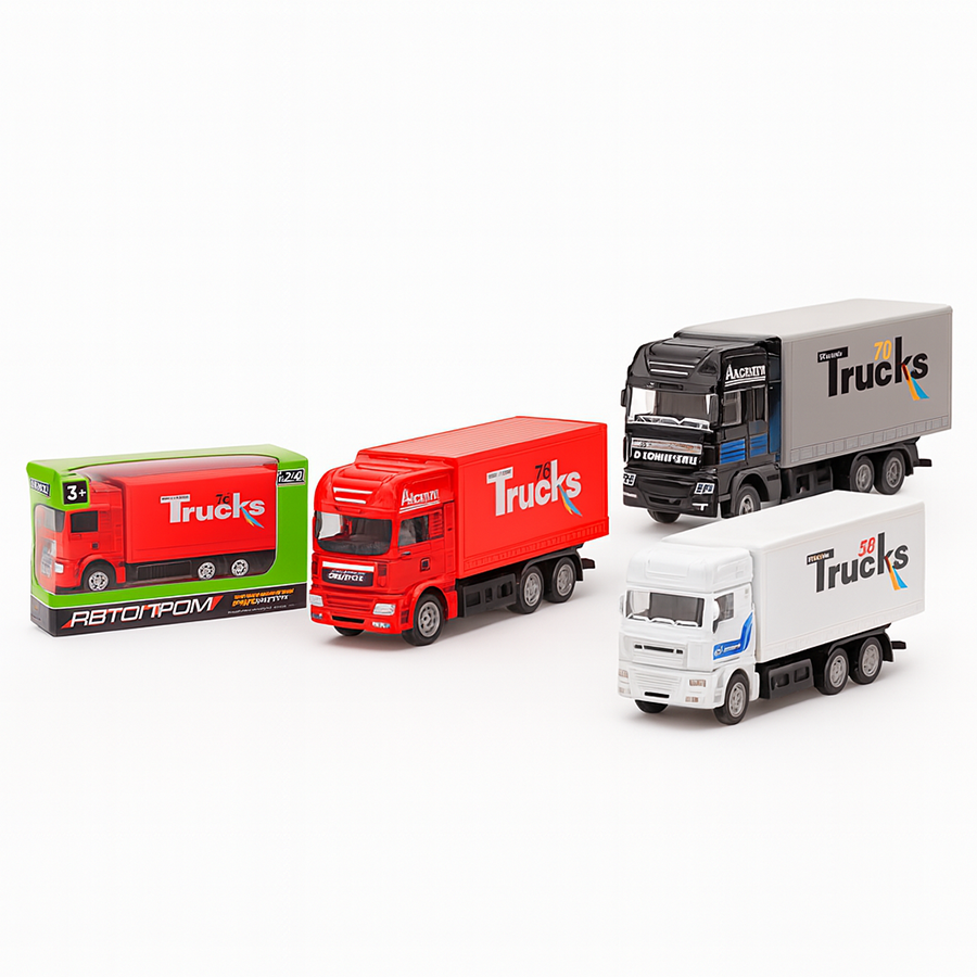 Машинка колекційна Автопром Trucks мікс фото