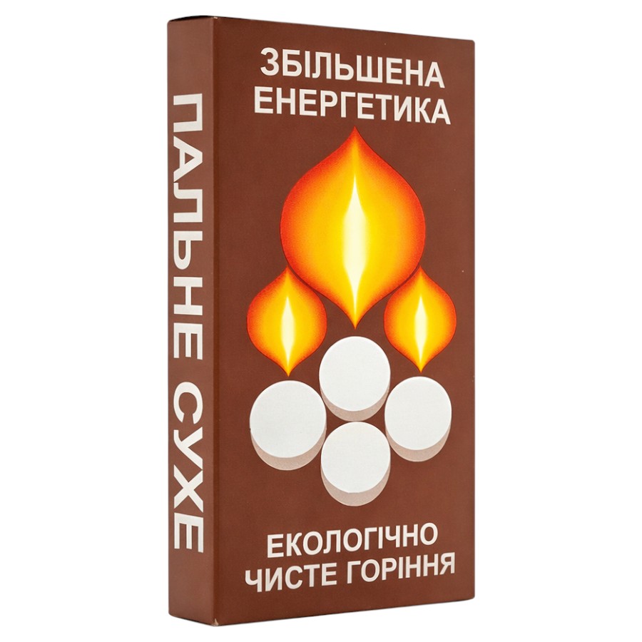 Спирт сухий 8 таблеток Збільшена енергетика мініатюра