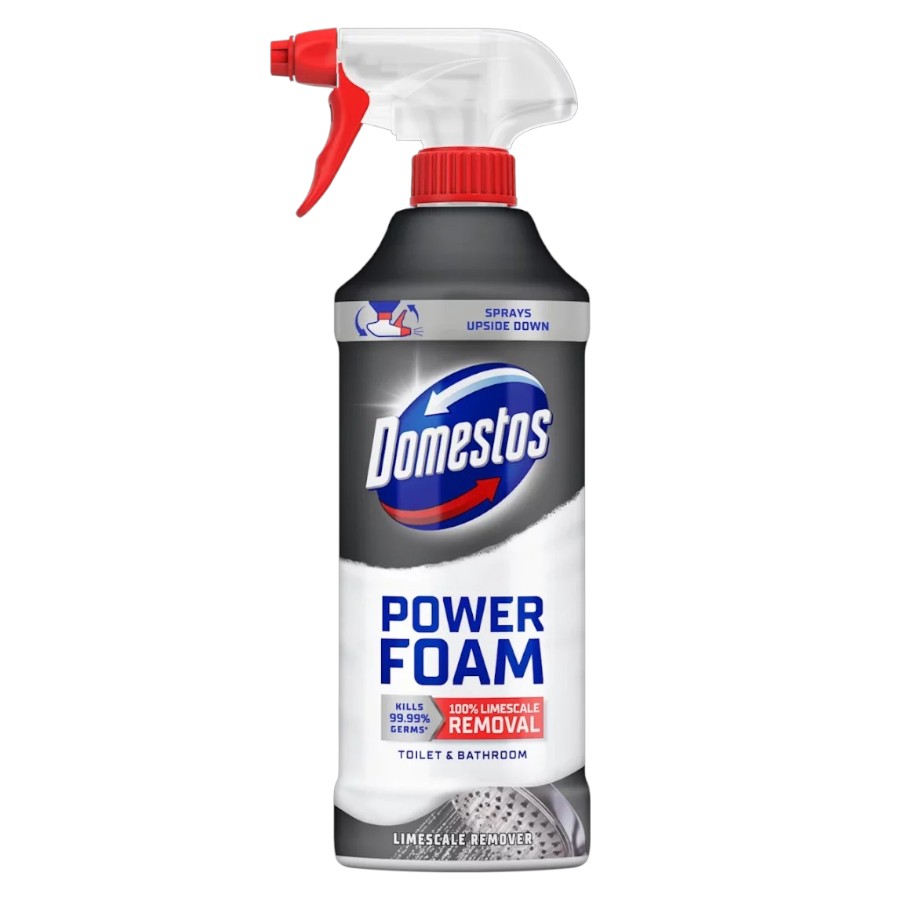 Засіб чистячий Domestos 435 мл Універсальний Спрей-піна для видалення нальоту фото