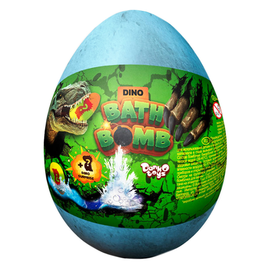 Бомба для ванн дитяча Danko toys Bath Bomb Dino фото
