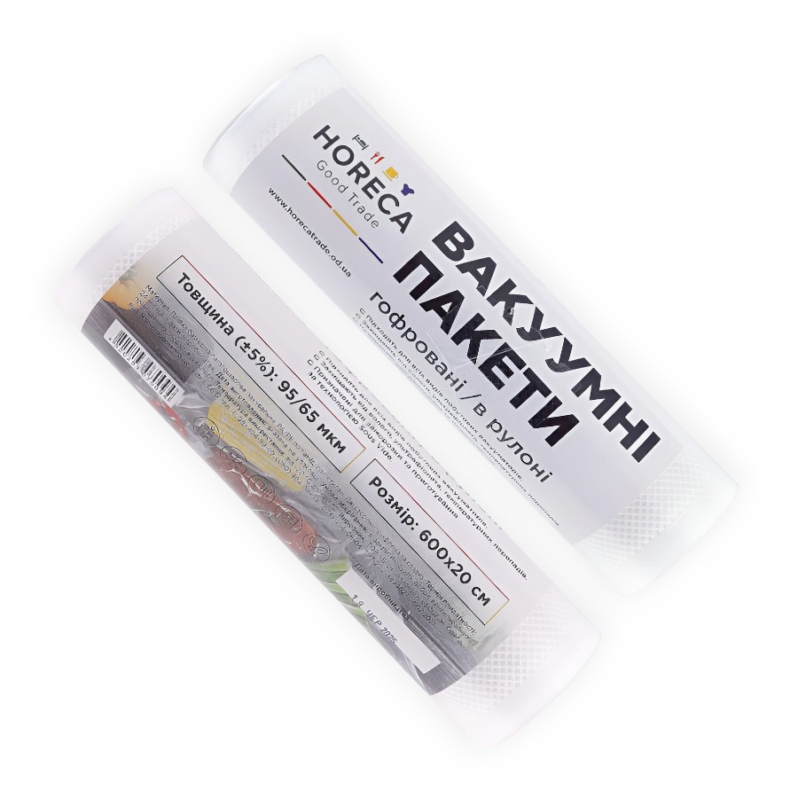 Пакети для вакуумування Horeca Good Trade 600*25 см в рулоні мініатюра