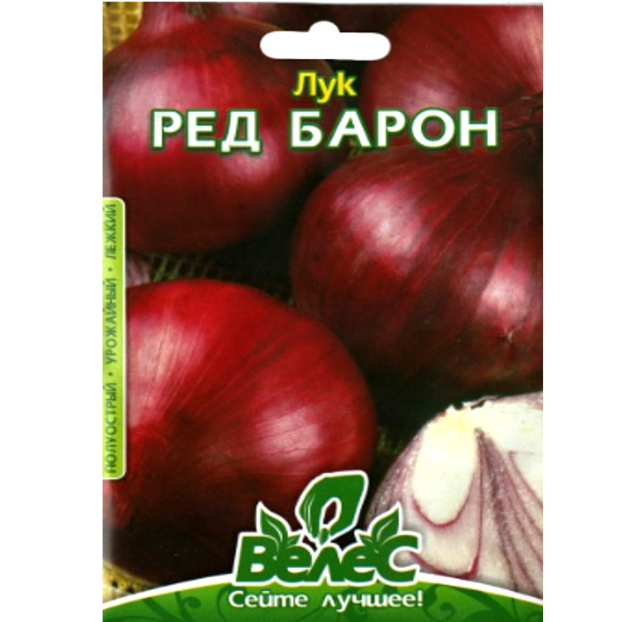 Насіння Велес Цибуля 5 г Максі Ред Барон фото