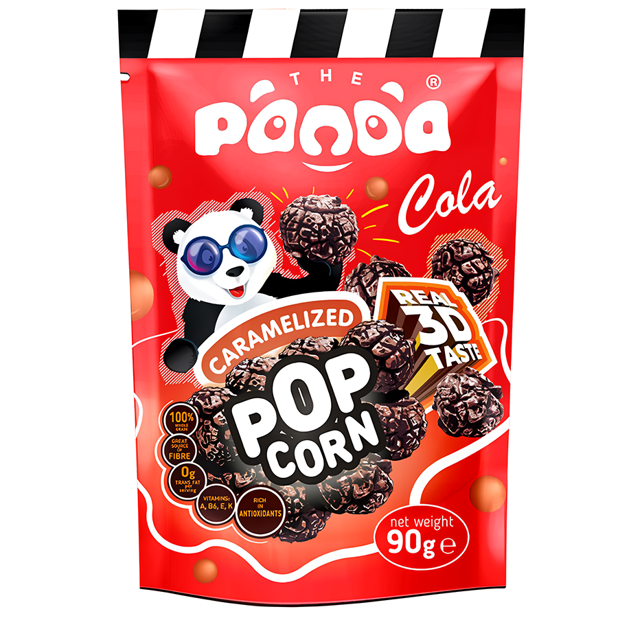 Попкорн Panda 90 г Карамелізований Кола мініатюра