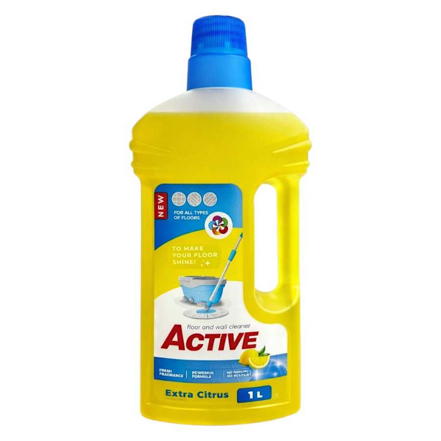 Засіб для миття підлоги Active 1 л Extra Citrus фото