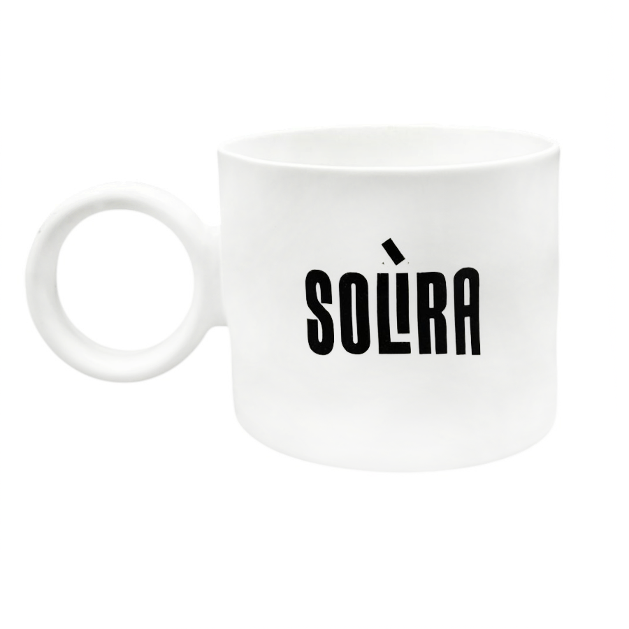 Чашка порцелянова Solira 385 мл біла Loop фото