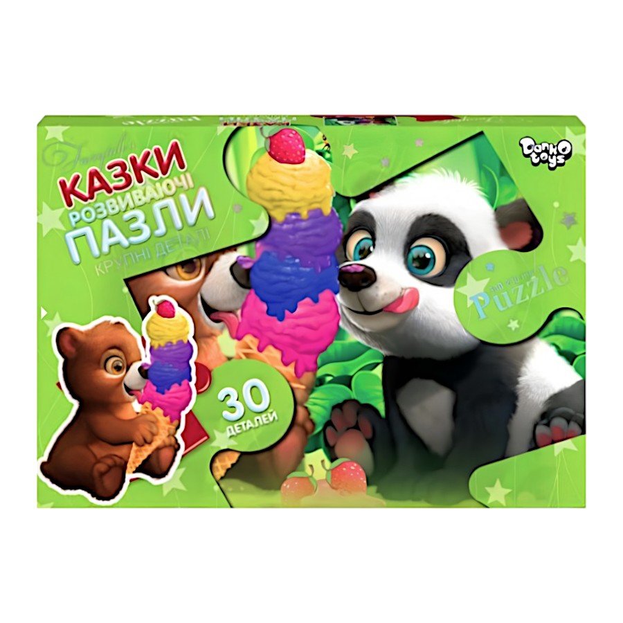 Пазли Danko toys 30 елементів №3 Ведмежата фото