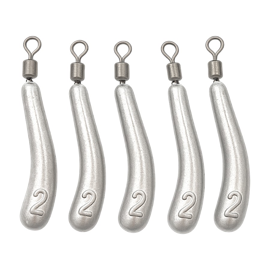 Набір грузил Azart 5 шт. 2 г Jig Rig Banana фото