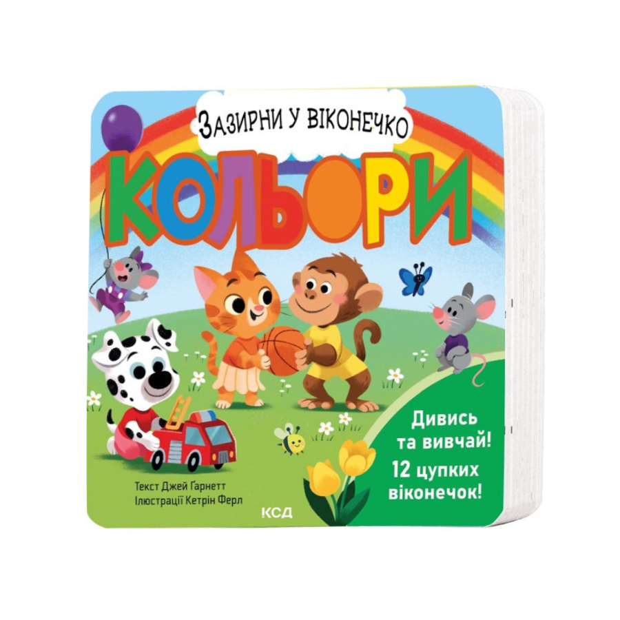 Книга КСД Зазирни у віконечко Кольори фото