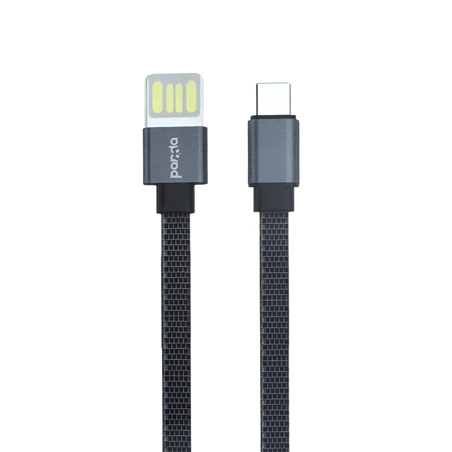 Кабель Panda USB to Type-C 1 м 3 А Gray фото