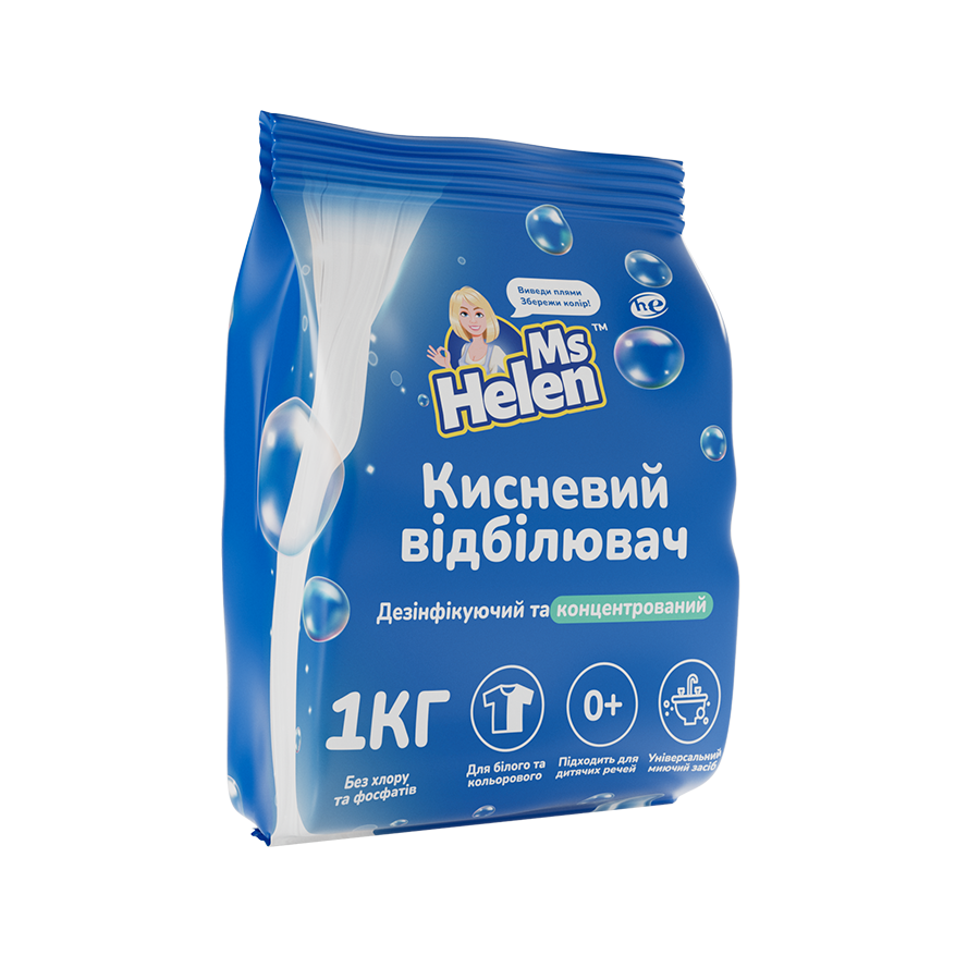 Відбілювач кисневий MsHelen 1 кг фото