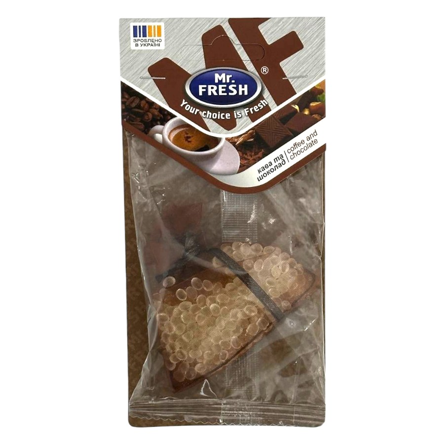 Ароматизатор автомобільний Mr Fresh 15 г Кава та шоколад фото