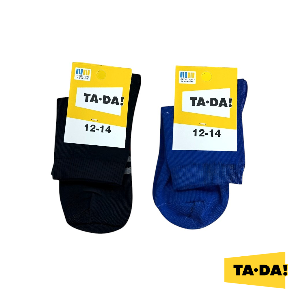 Шкарпетки дитячі TA-DA! 12-14 високі з малюнком мікс фото