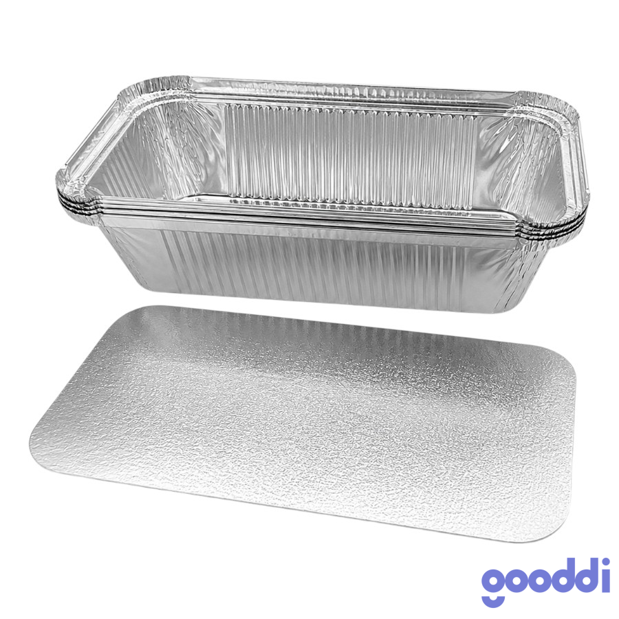 Форма одноразова Gooddi 880 мл 5 шт. з кришкою мініатюра