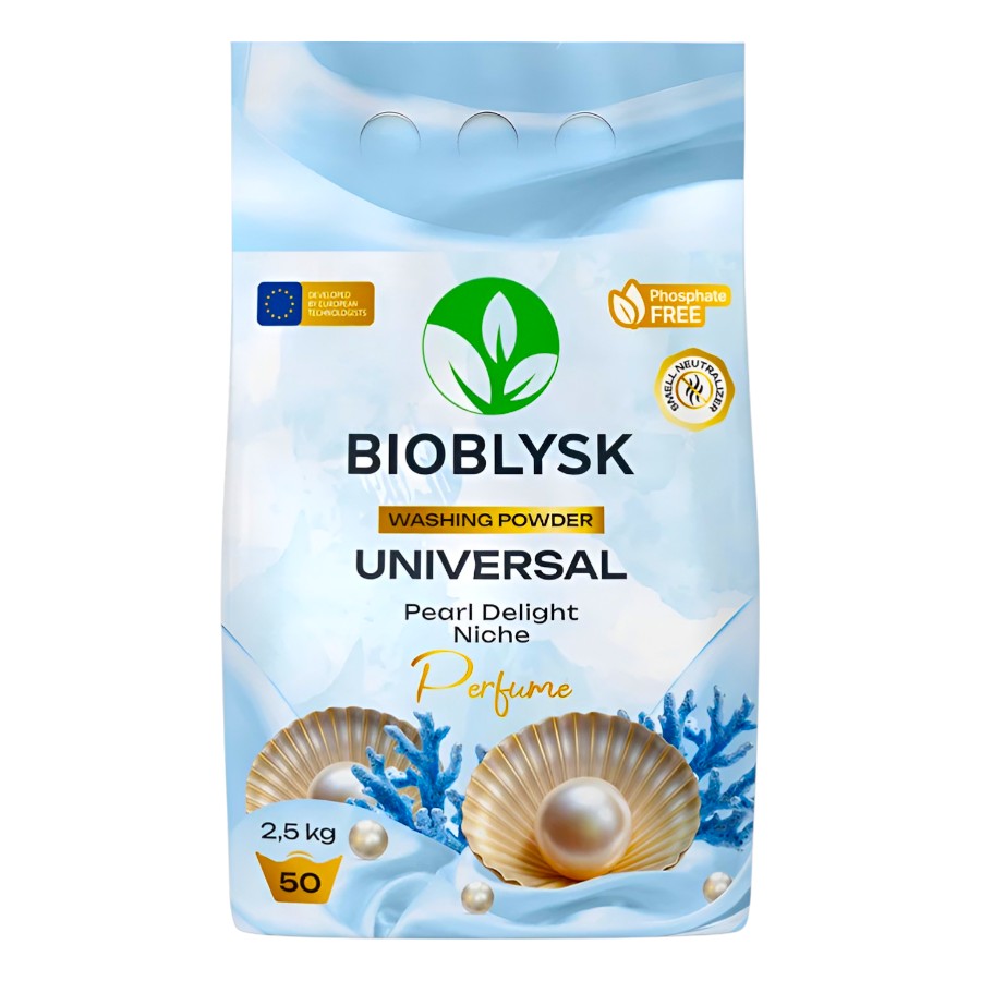 Порошок пральний Bioblysk Universal 2,5 кг Pearl Delight Niche Perfume фото