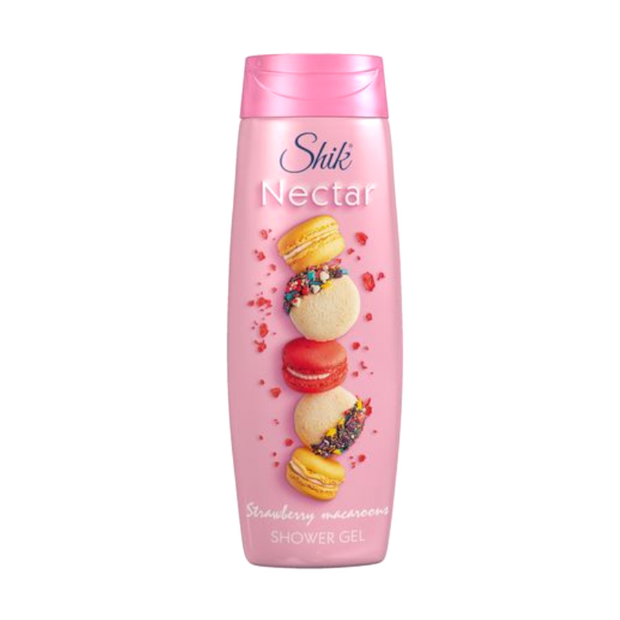 Гель для душу Shik Nectar 400 мл Strawberry macaroons фото