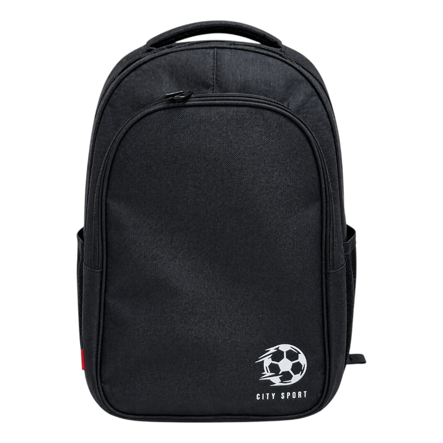 Рюкзак діловий чоловічий Crazy Bags чорний City Sport Football фото