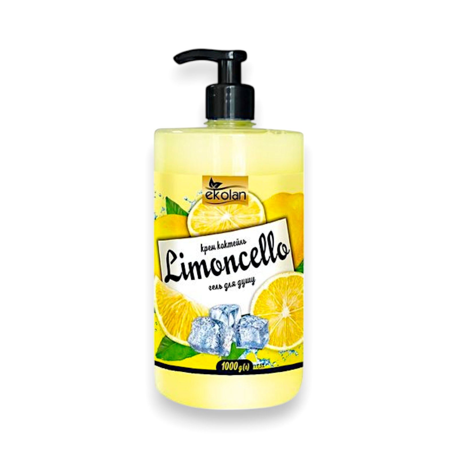 Гель для душу Ekolan 1 л Limoncello мініатюра