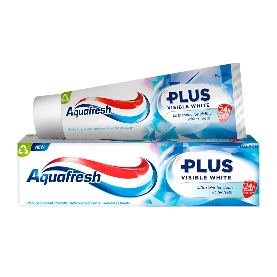 Зубна паста Aquafresh 75 мл Plus visible white фото