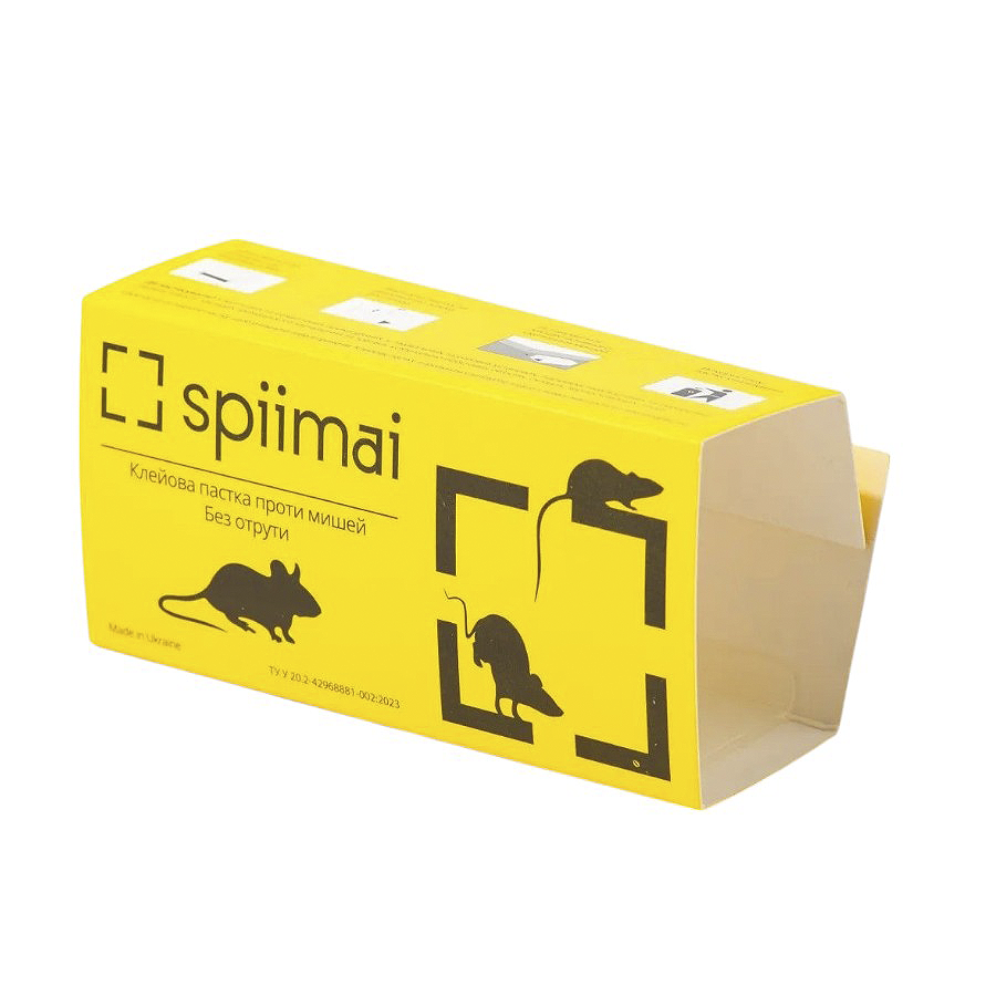 Клейова пастка для гризунів Spiimai 23*12 см фото