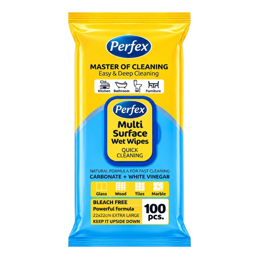 Вологі серветки для прибирання Perfex 100 шт. мініатюра