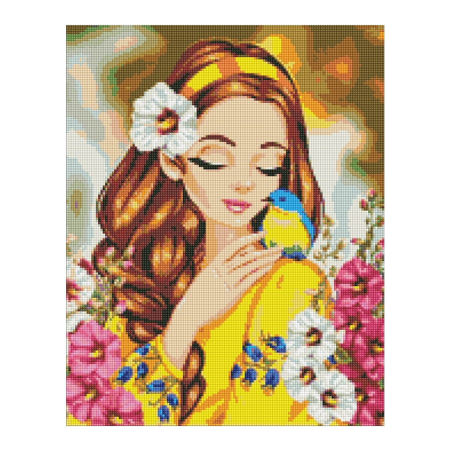 Алмазна мозаїка Ідейка 40*50 см Цвітіння весни фото