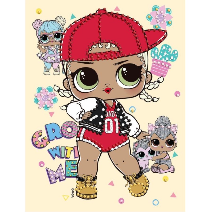 Алмазна мозаїка Ідейка 15*20 см "L.O.L. Surprise! SWAG фото