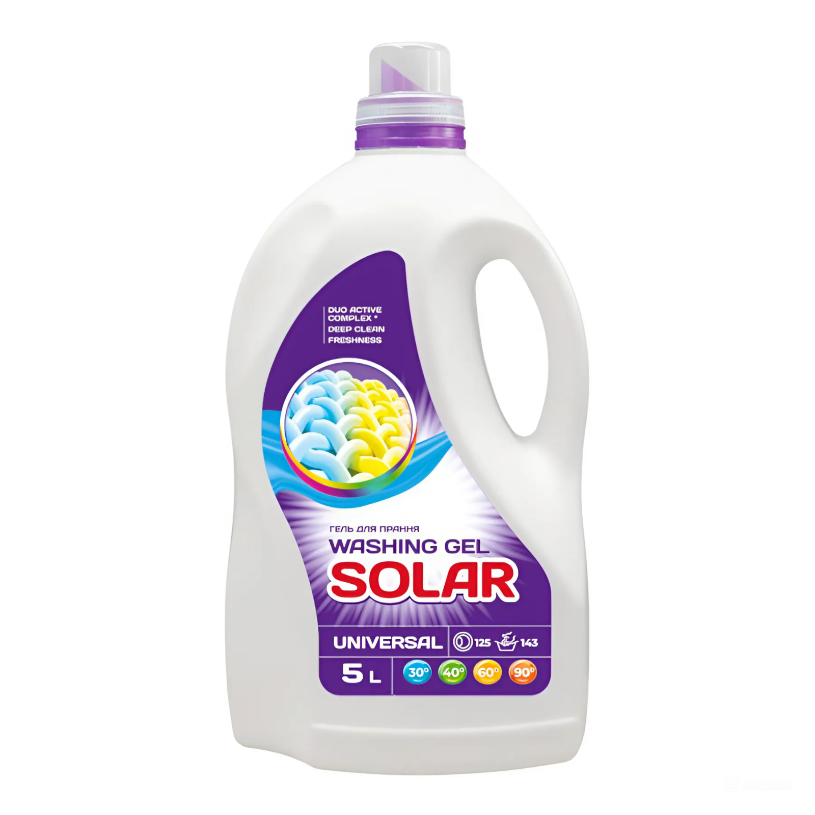 Гель для прання Solar 5 л Universal фото