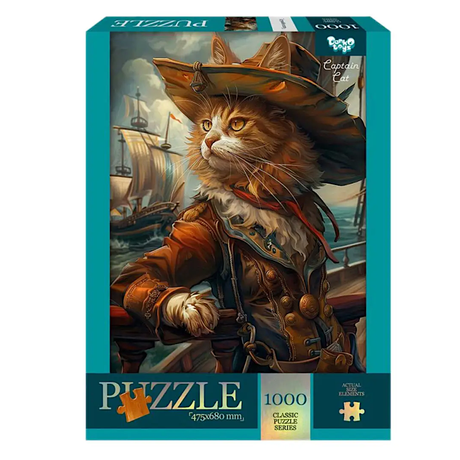 Пазли Danko toys 1000 елементів Captain Cat фото