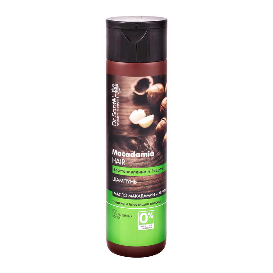 Шампунь для волосся Dr.Sante 250 мл Macadamia Hair фото
