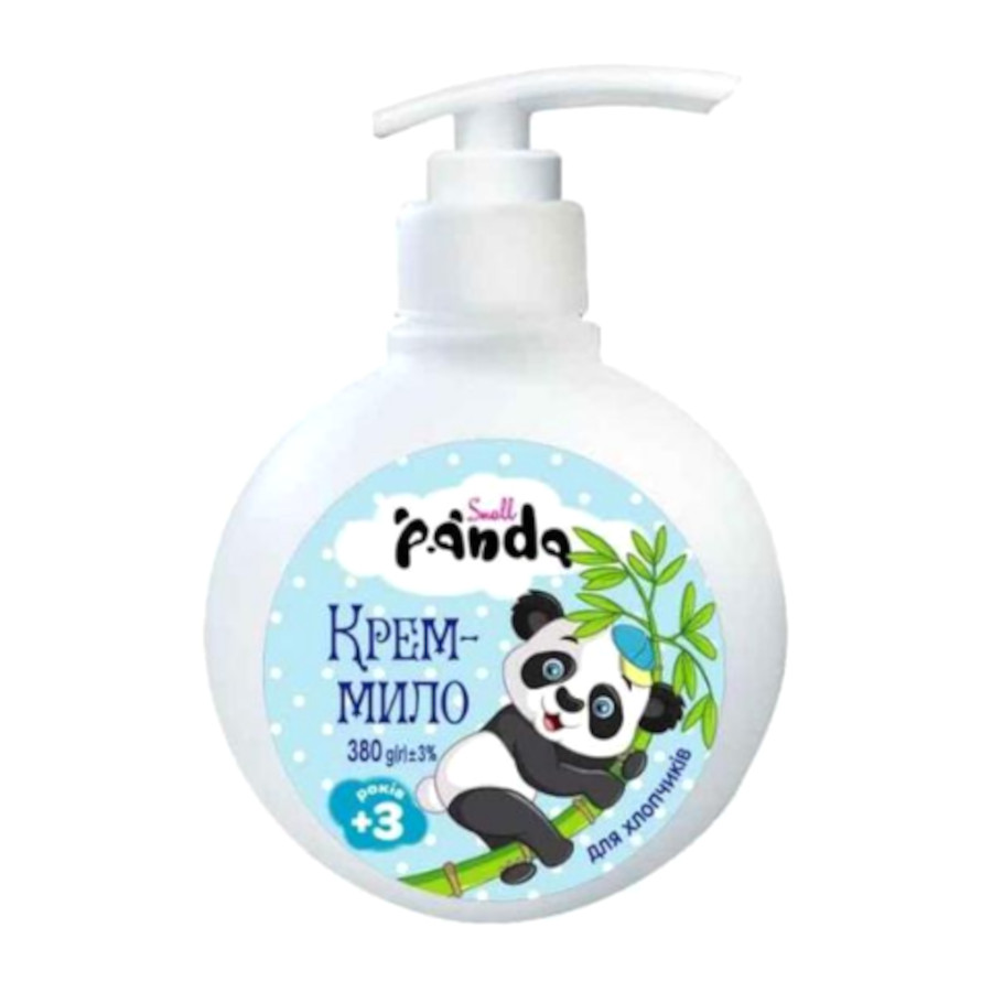 Крем-мило рідке дитяче Small Panda 380 г для хлопчиків фото