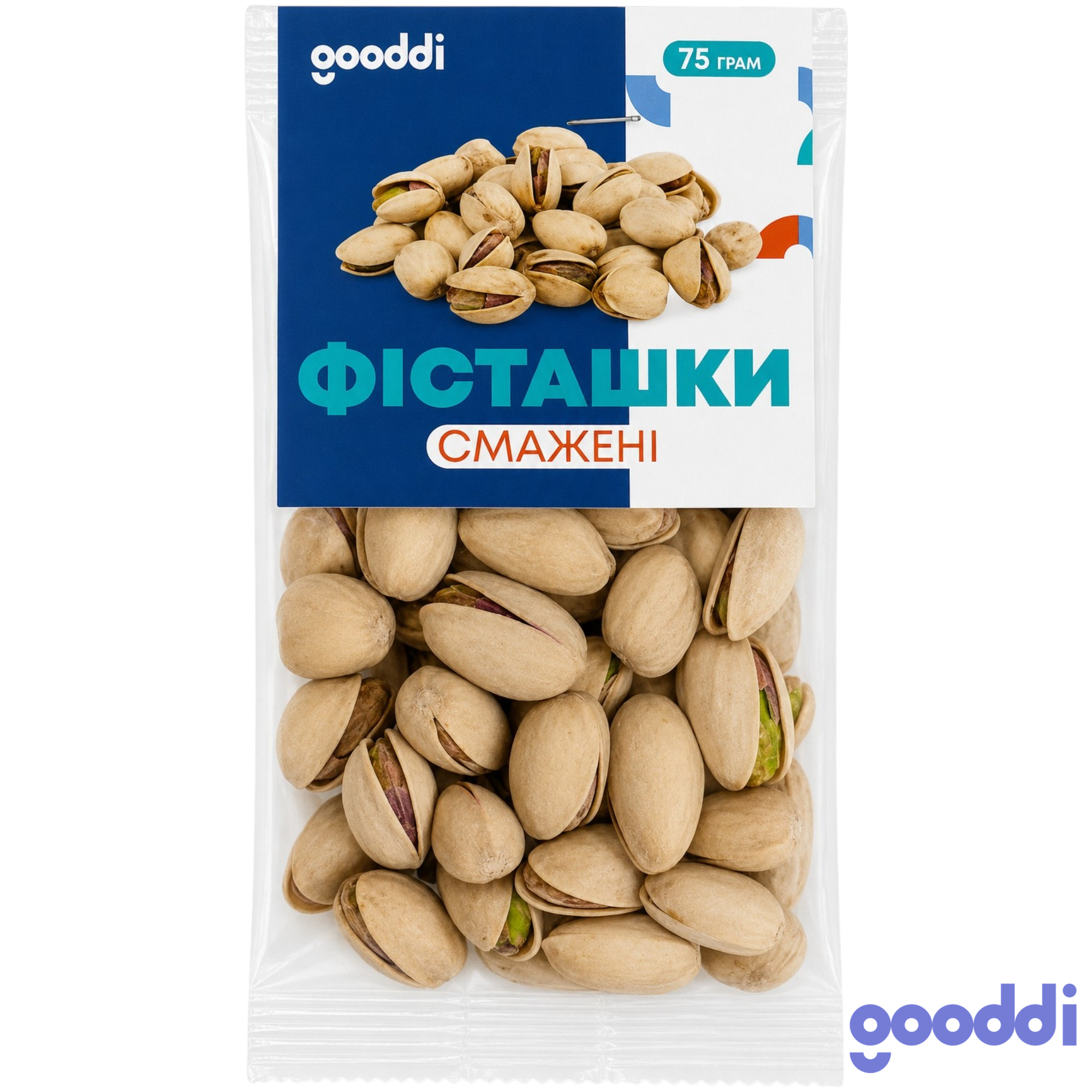 Фісташки Gooddi 75 г смажені мініатюра