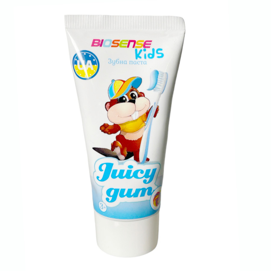 Зубна паста дитяча Bioton Cosmetics 50 мл Juicy Gum мініатюра