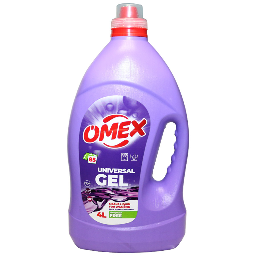 Гель для прання Omex 4 л Universal фото