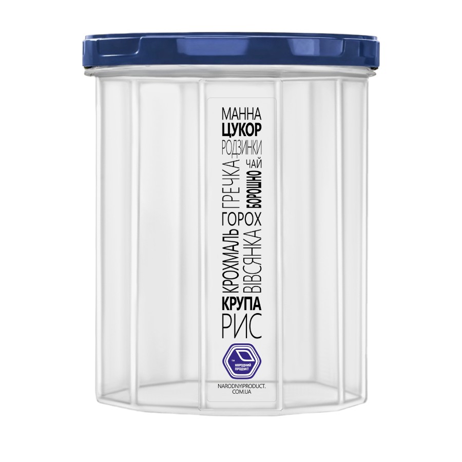 Ємність для сипких Народний продукт 1,5 л фото