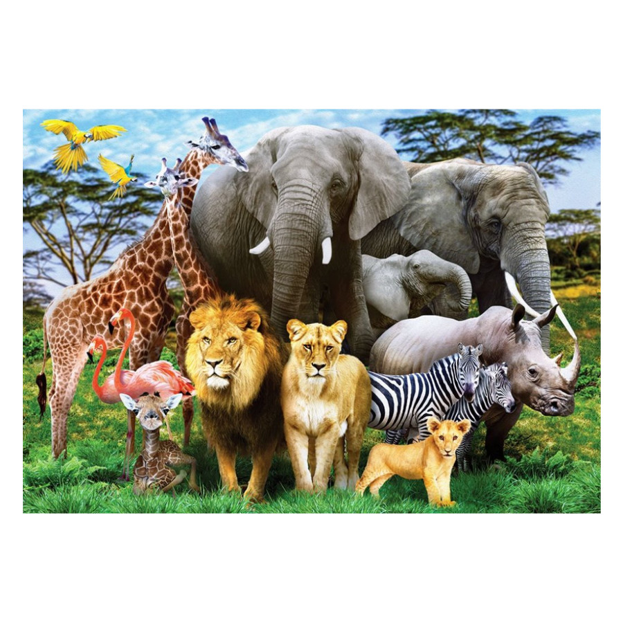 Пазли Danko toys 1000 елементів Animal planet фото