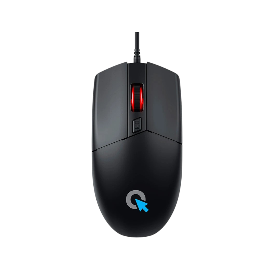 Мишка комп'ютерна OfficePro USB 1,4 м чорна M115 фото