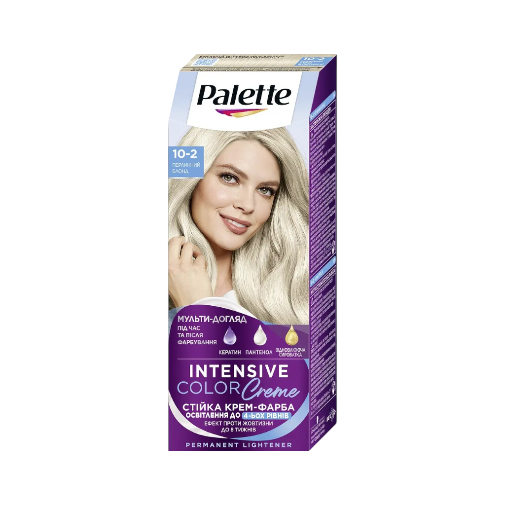 Крем-фарба для волосся Palette 10-2 Перлиний блонд фото