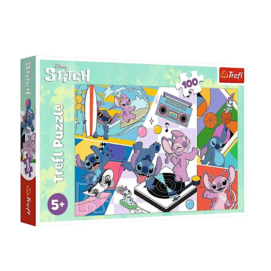 Пазли Trefl 100 елементів Lilo&Stitch Спогади фото