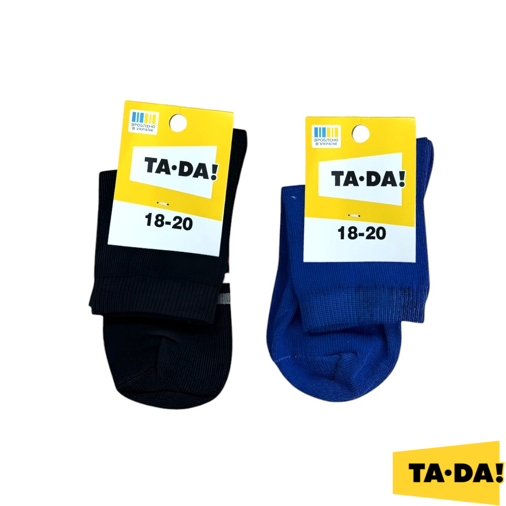 Шкарпетки дитячі TA-DA! 18-20 високі з малюнком мікс фото
