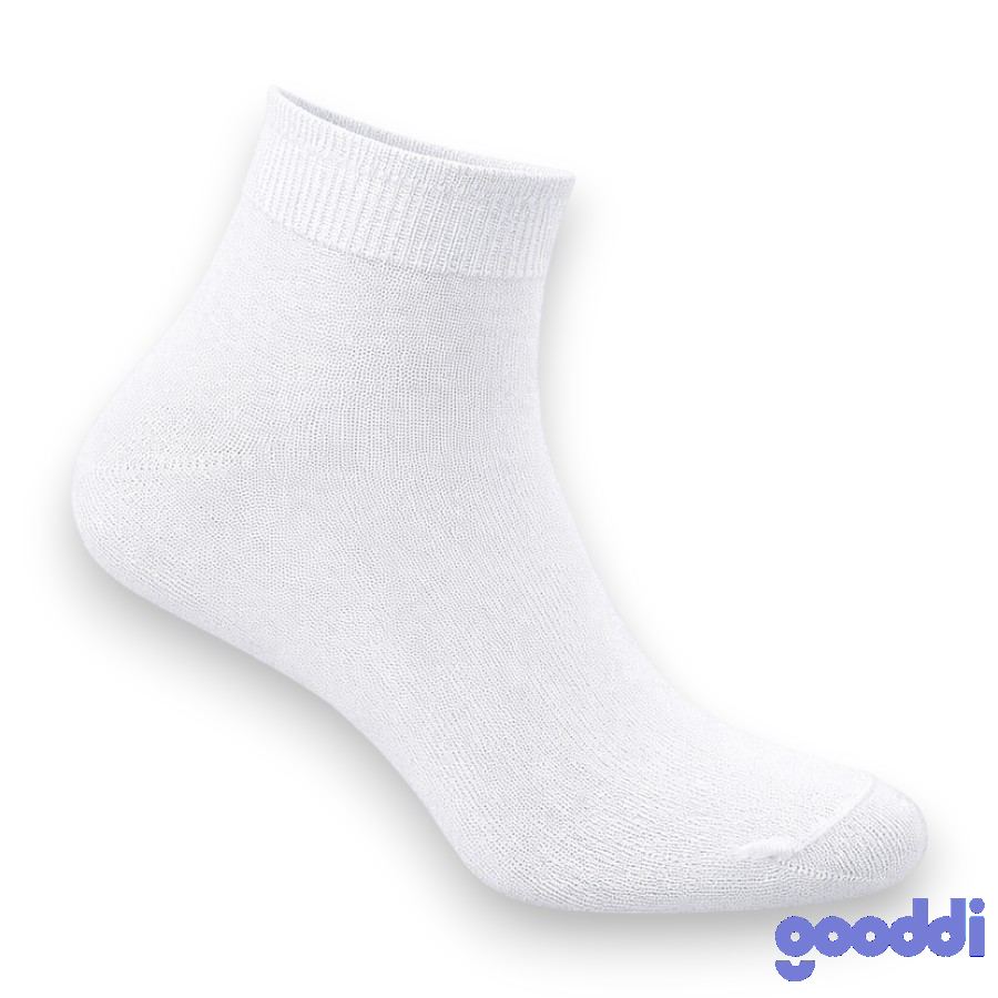 Шкарпетки чоловічі Gooddi демісезонні 27 білі занижені фото