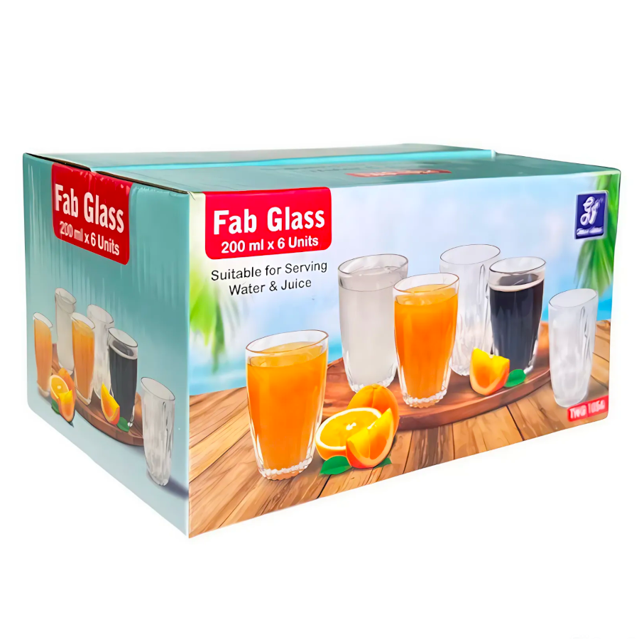Набір стаканів Glass Ideas 200 мл 6 шт. Fab фото