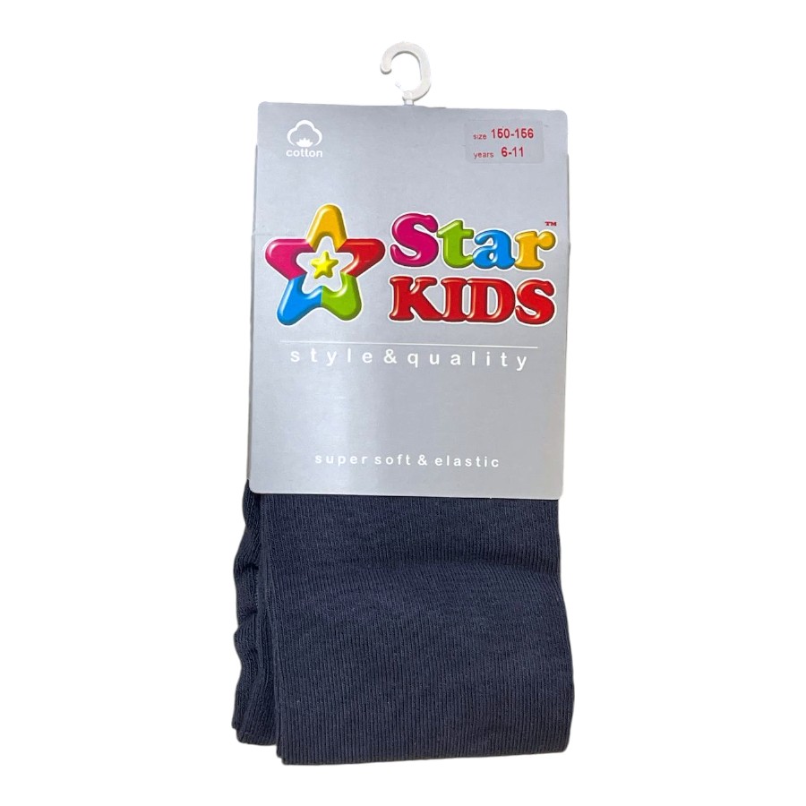 Колготи дитячі Star Kids 150-156 темно-сірі School фото