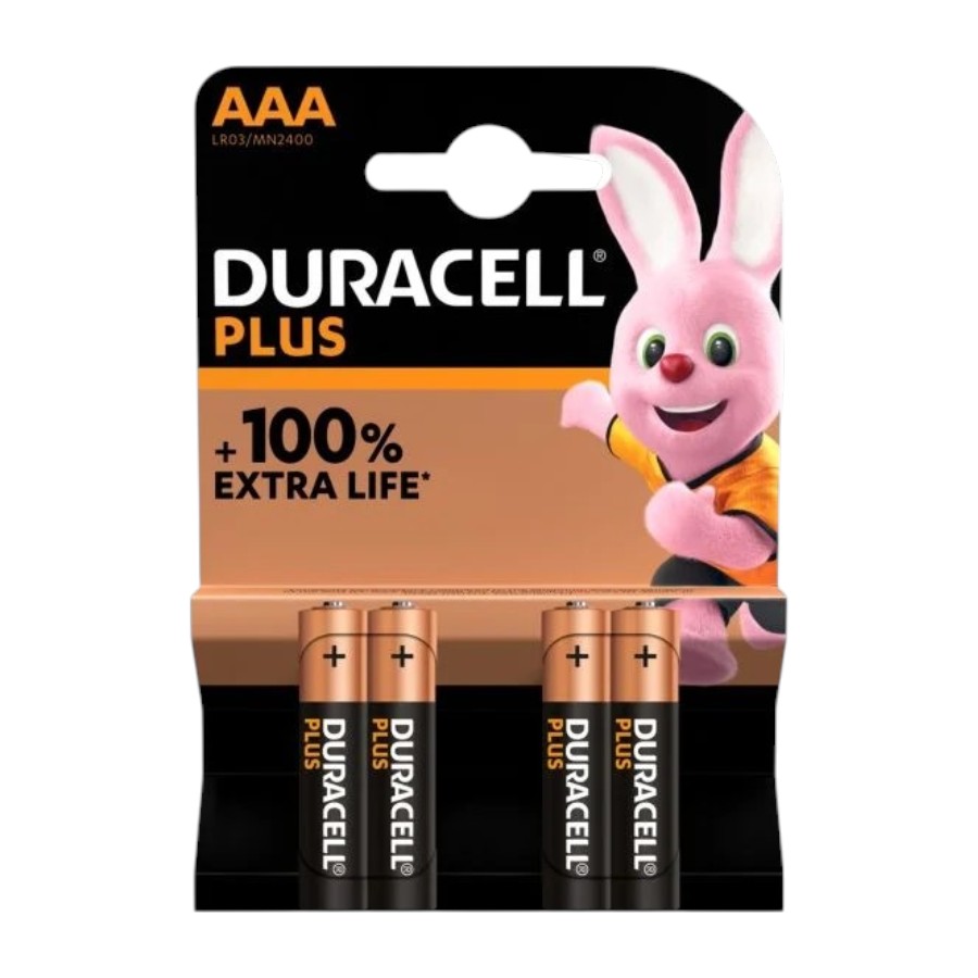 Батарейка Duracell AAA (LR03) 4 шт. мініатюра