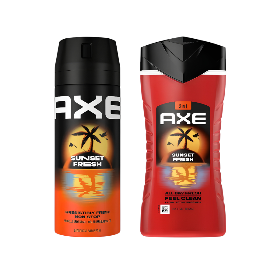 Набір косметичний Axe 2 предмети Сансет фреш фото