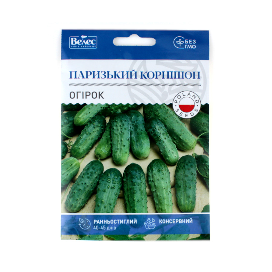 Насіння Велес Огірки 2,5 г Максі Паризький корнішок фото