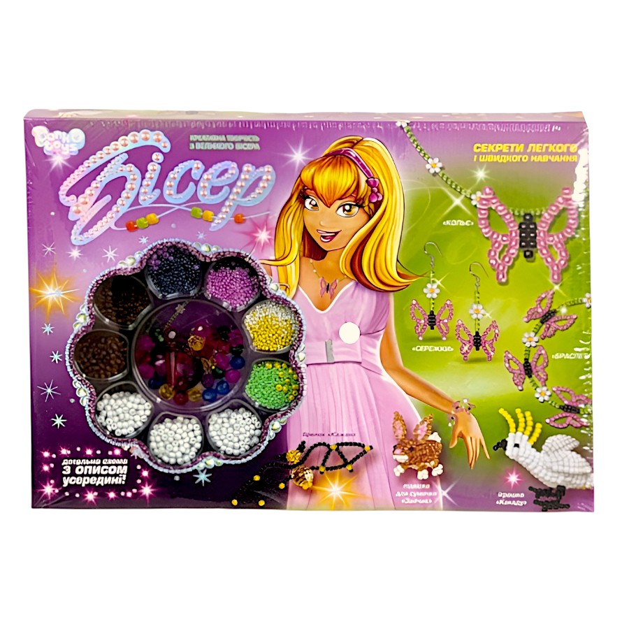 Набір для творчості Danko toys Бісер №2 фото