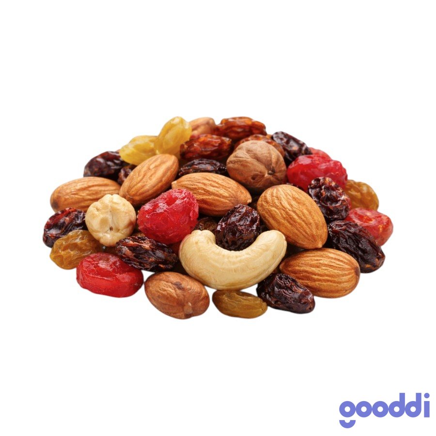Суміш горіхів та фруктів Gooddi 125 г Mix life фото