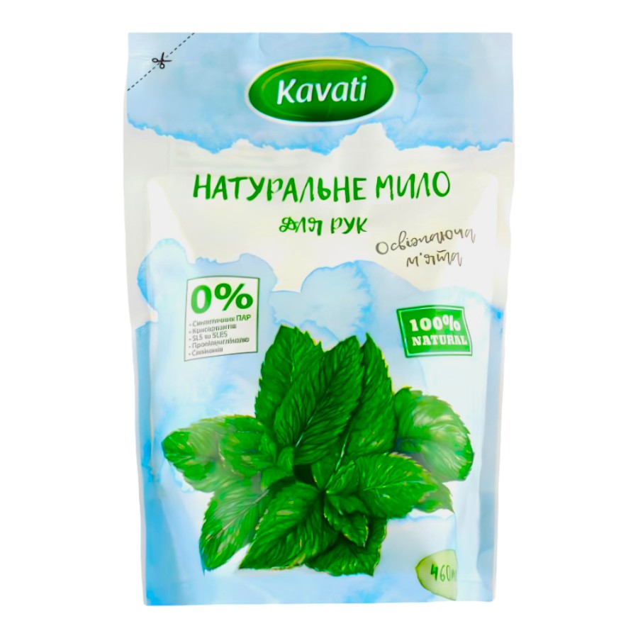 Мило рідке Kavati 460 мл Освіжаюча м'ята фото