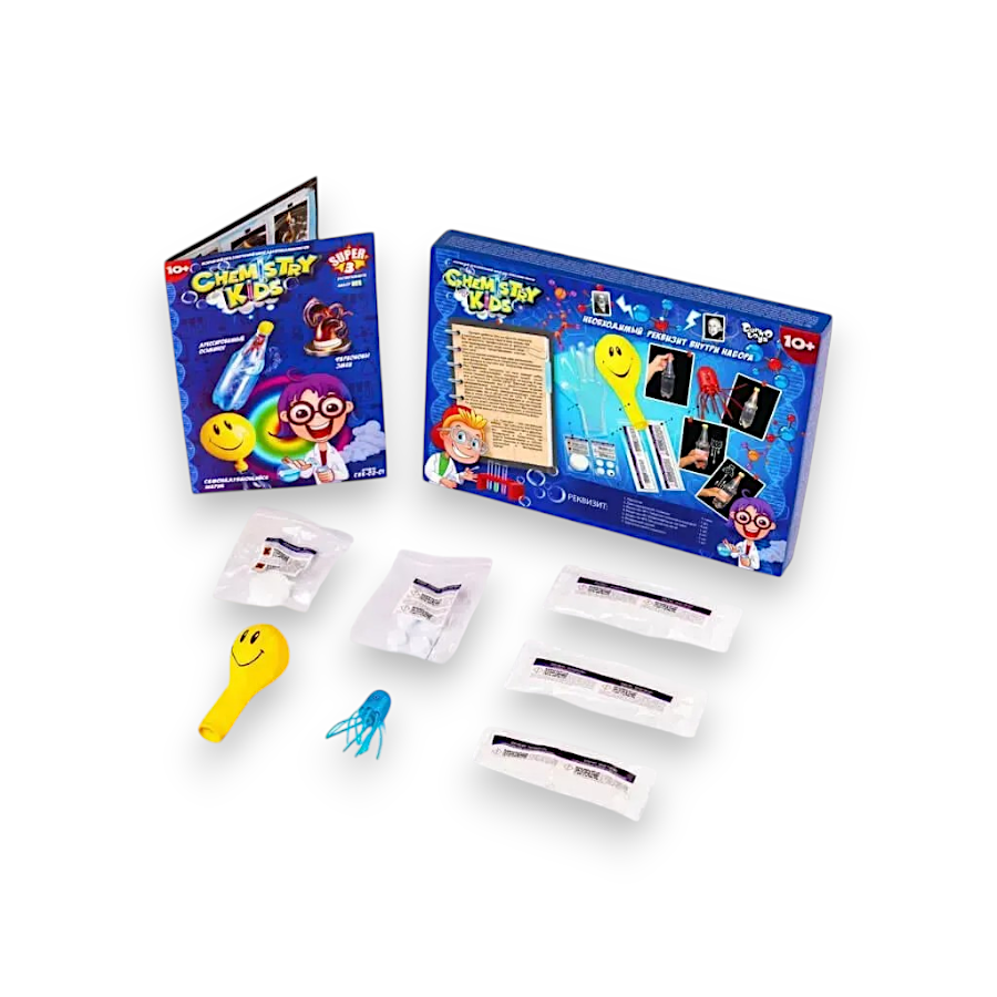 Набір для дослідів Danko toys Chemistry Kids №1 міні фото